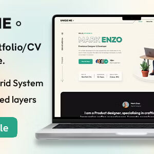 Uniqeme Nulled – Personal Portfolio HTML Template
