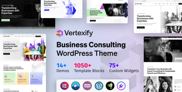 Vertexify v1.0.1 Nulled - Business Consulting WordPress Theme