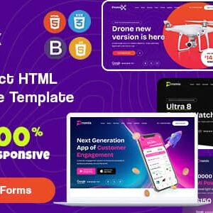 Promix Nulled – Single Product HTML Landing Page Template