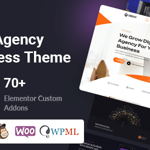 Orixy v1.1.1 Nulled – Digital Agency WordPress Theme