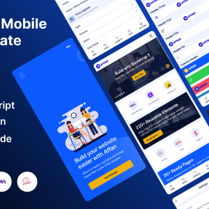 Affan Nulled – PWA Mobile HTML Template
