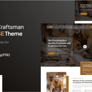 Woodzone v1.0.0 – Carpenter & Craftsman FSE WordPress Theme