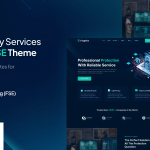 Cryptiva v1.0.0 Nulled – Cyber Security Services FSE WordPress Theme
