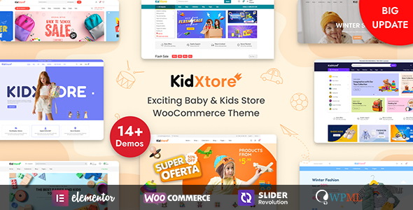 KidXtore v2.4.3 Nulled - Kids Clothing and Toys Store Elementor WooCommerce WordPress Theme
