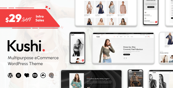 Kushi v1.0.0 Nulled - Multipurpose WooCommerce Theme