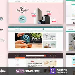 CraftXtore v1.6.4 Nulled – Handmade, Ceramics and Pottery Shop WooCommerce Theme