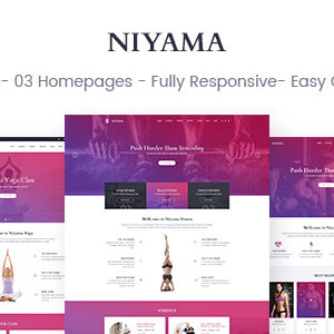 Niyama Nulled – Multipurpose Yoga & Gym, Dance HTML5 And Bootstrap Templates