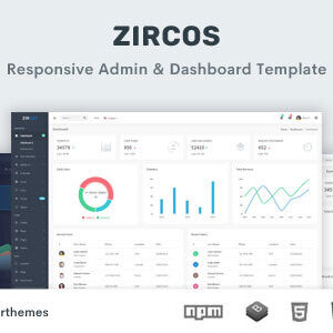 Zircos v3.0.0 Nulled – Bootstrap 4 Admin & Dashboard Template