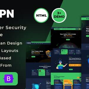Veepn Nulled – VPN & Cloud Services HTML Template