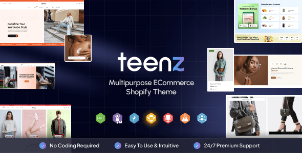 Teenz Nulled - Multipurpose Shopify Theme OS 2.0