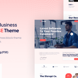 Disrupt v1.0 – Tech Startup Business FSE WordPress Theme