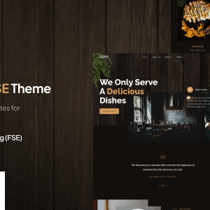 Sovy v1.0.0 – Restaurant FSE WordPress Theme