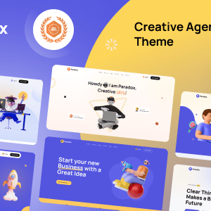 Paradox v1.0 Nulled – Creative Agency WordPress Theme