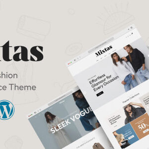 Mixtas v1.0.7 Nulled – Minimalist Fashion WooCommerce Theme