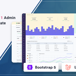 Vixon v2.0 Nulled – HTML & Laravel 11 Admin Template
