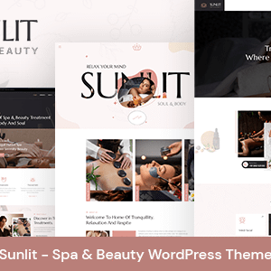 Sunlit v1.0.3 Nulled – Spa & Beauty WordPress Theme