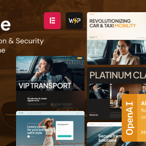 Elite v1.0 Nulled – Vip Transportation & Security WordPress Theme