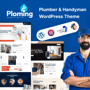 Ploming v1.0 Nulled – Plumber & Handyman WordPress Theme