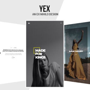 Yex Nulled – One Page Portfolio Template