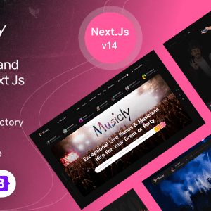 Musicly Nulled – Music Bands and Musicians Next Js Template