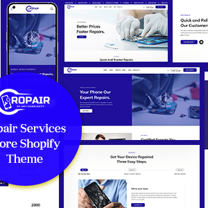 Ropair v1.0.1 Nulled – Mobile Phone Computer & Electronics Repair Services Store Shopify Theme OS 2.0