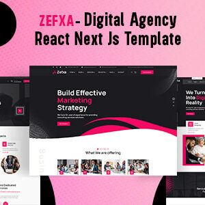 Zefxa Nulled – Digital Agency React Next Js Template