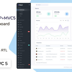 Reback Nulled – ASP Core + MVC 5 Admin Dashboard Template