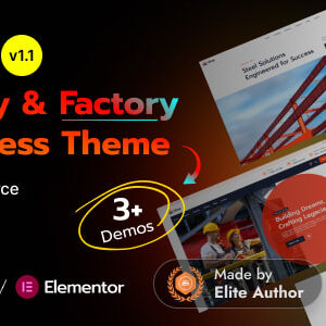 Vixa v1.1.0 Nulled – Industry & Factory WordPress Theme