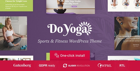 Do Yoga v1.2.1 Nulled - Fitness Studio & Yoga Club WordPress Theme