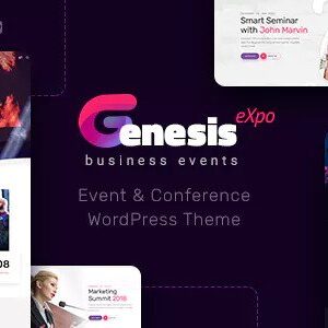 GenesisExpo v1.4.10 Nulled – Business Events & Conference Theme