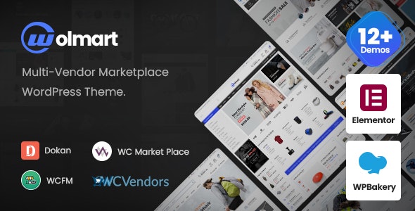 Wolmart v1.1.7 Nulled - Multi-Vendor Marketplace WooCommerce Theme