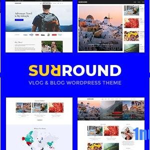 Surround v1.3 Nulled – Vlog & Blog WordPress Theme