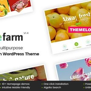 eFarm v2.0.4 Nulled – A Multipurpose Food & Farm WordPress Theme