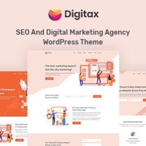 Digitax v1.1.5 Nulled – SEO & Digital Marketing Agency WordPress Theme