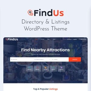 Findus v1.1.50 Nulled – Directory Listing WordPress Theme