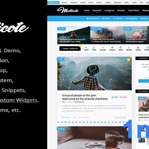 Multicote v3.7 Nulled – Magazine and WooCommerce WordPress Theme