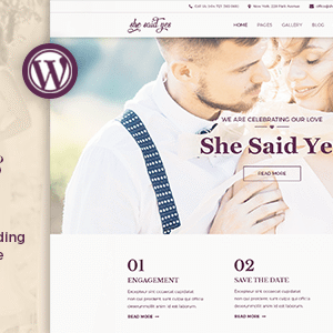 SheSaidYes v1.4 Nulled – Engagement & Wedding WordPress Theme