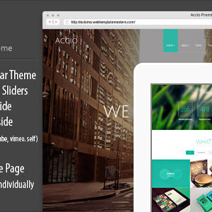 Accio v1.5.0 Nulled – One Page Parallax Responsive Theme