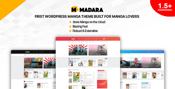 Madara v1.7.4 Nulled - WordPress Theme for Manga