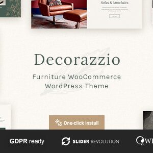 Decorazzio v1.1.0 Nulled – Interior Design and Furniture Store WordPress Theme