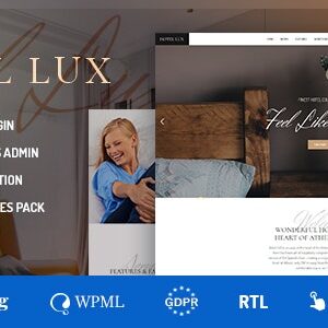 Hotel Lux v1.2.7 Nulled – Resort & Hotel WordPress Theme
