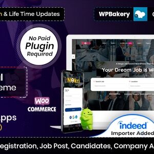 Nokri v1.5.4 Nulled – Job Board WordPress Theme