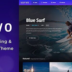 Vayvo v5.9 Nulled – Media Streaming & Membership Theme